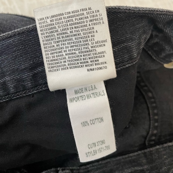 Citizens Of Humanity Sasha Twist Crop Flare Low Slung Sz 27 Black Hawk Wide Leg - Picture 15 of 16